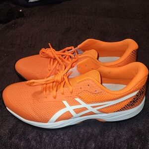 Asics Mens 9 Gel Game 9 PickleBall Edition Bright Orange Athletic Shoes
